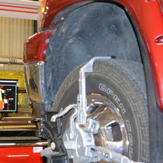 Wheel aligning equipment