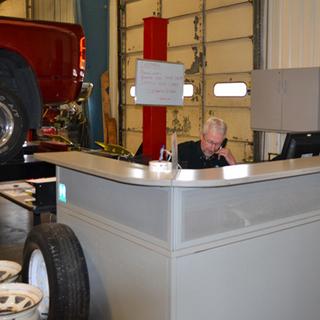 Fully operational customer service area